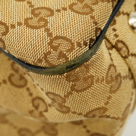 Auth Gucci GG Canvas Tote Bag 232957 Women's  Beige,Black - Picture 7 of 11